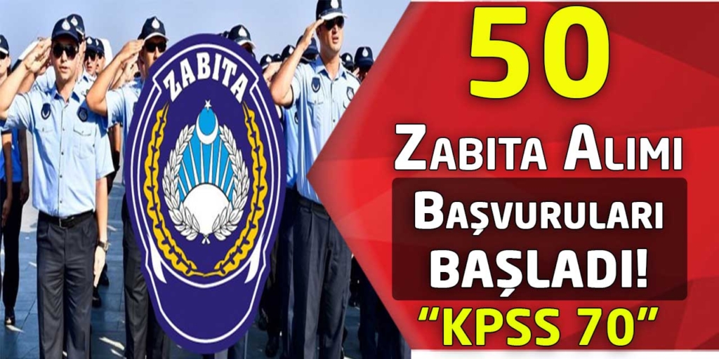 İstanbul Büyükşehir Belediyesi 4400 TL Maaş 50 Zabıta Alımı Başladı